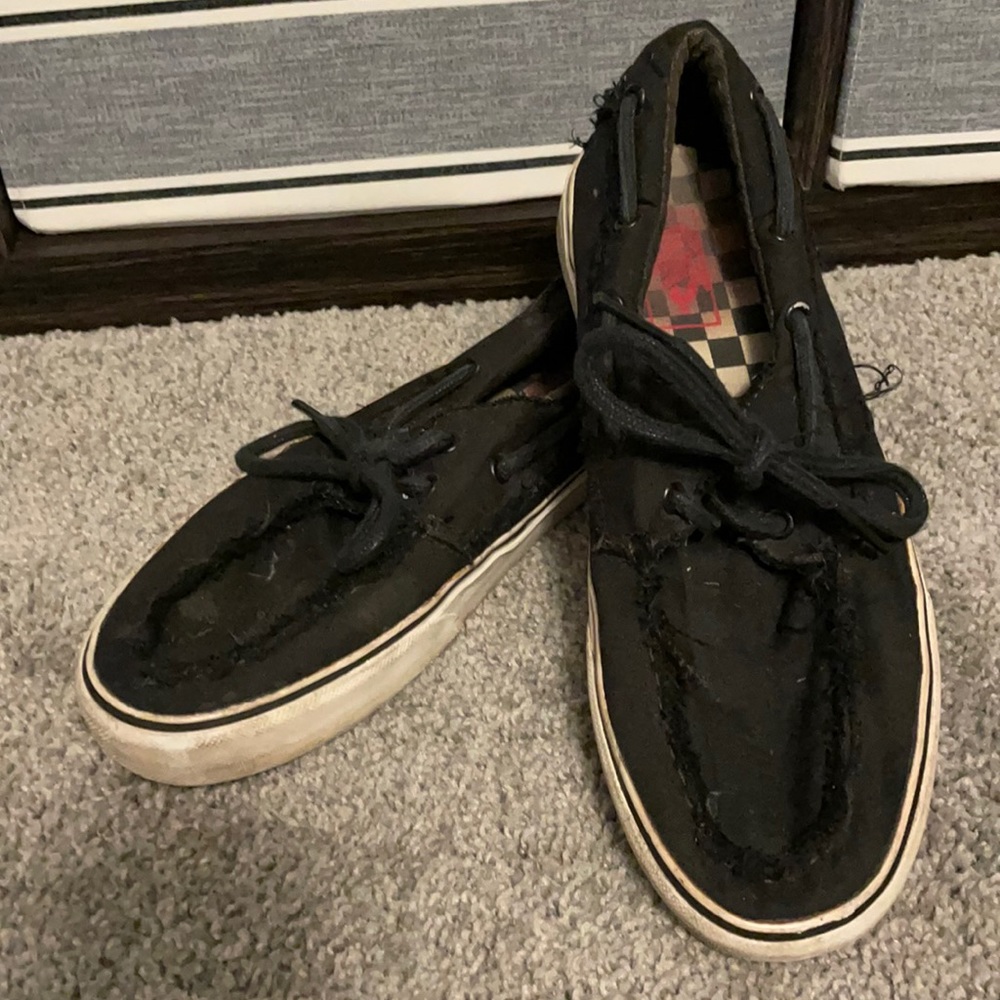 Vans top sider slip on